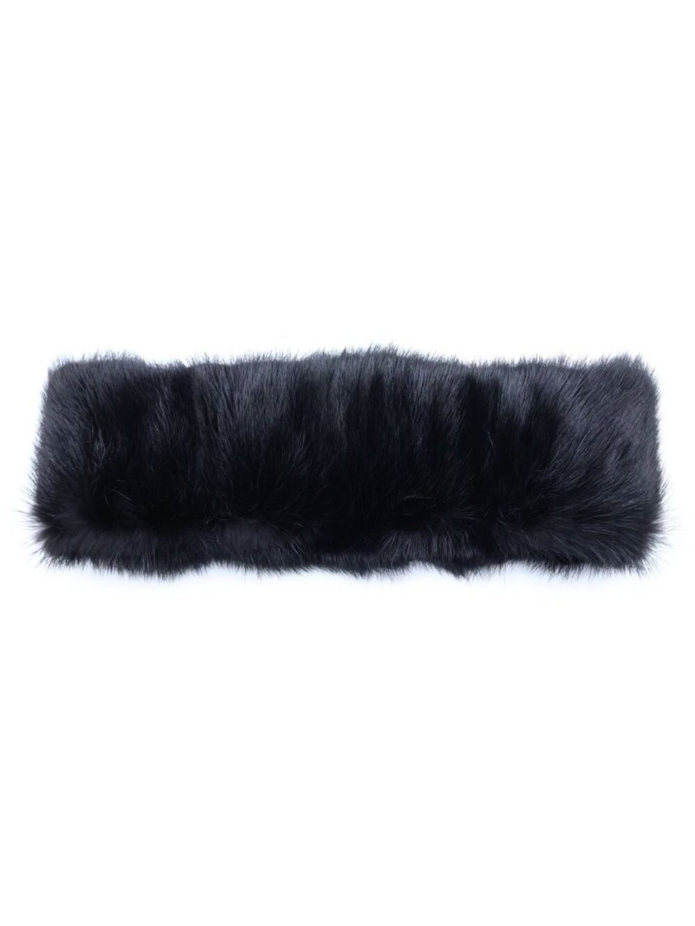 Fendi Fur Stole Fur Shawl Scarf Black